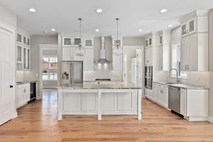 New construction gourmet kitchen in Delaware Evergreene Homes beach home