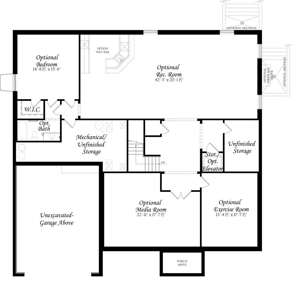 Second Floor Plan Evergreene Homes