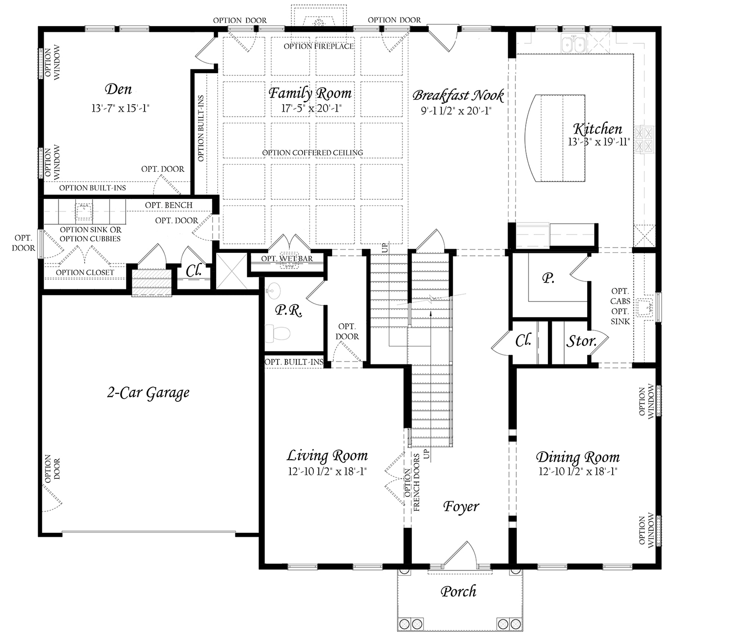 Chapman 3x0 Master Floor Plan Elevation A Main