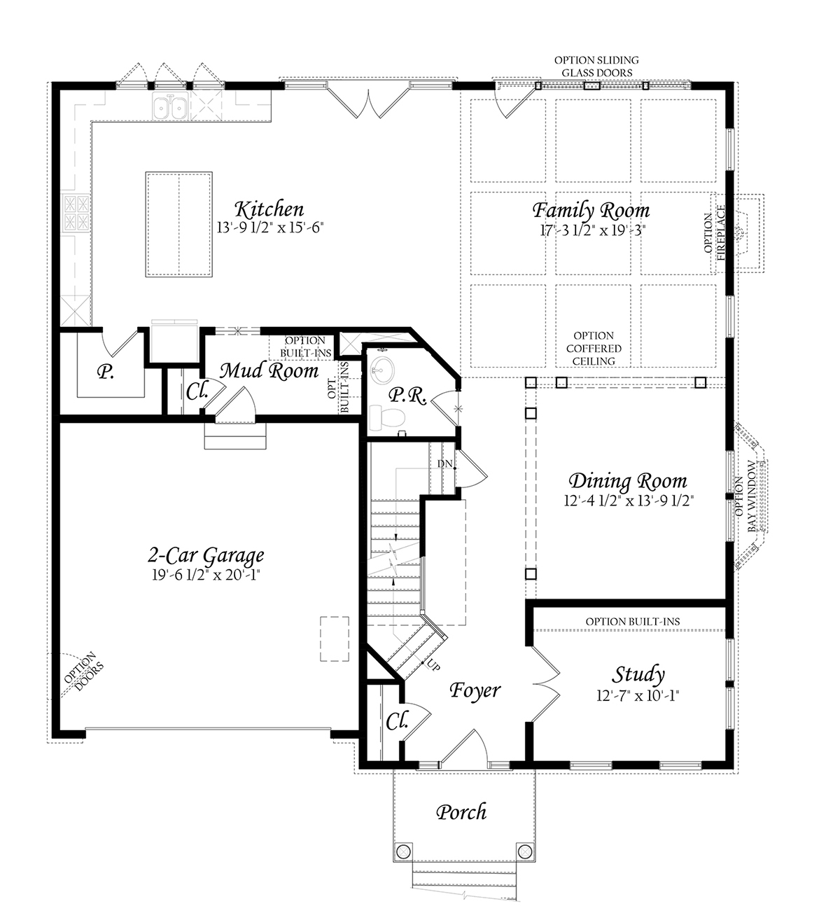 Keene Mill 3-0 - Master - Floor Plan - Elev A - Main Level - Full small