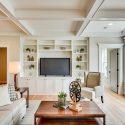 Bright family room in Chapman floorplan by Evergreene Homes