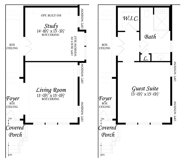 Camdyn 3-0 Main Level Study Livingroom with side bay window