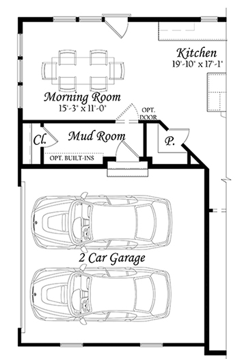 Poplar 3-0 Main Level Opt side entry garage partial
