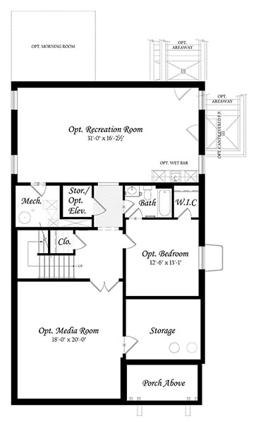 Web Rockingham 3x0 II - Floor Plan - Lower Level 4921