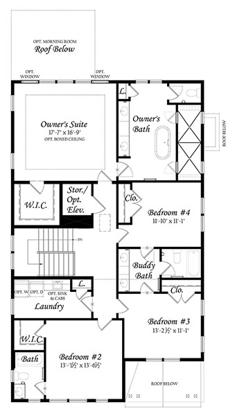 Web Rockingham 3x0 II - Floor Plan - Upper Level 4921