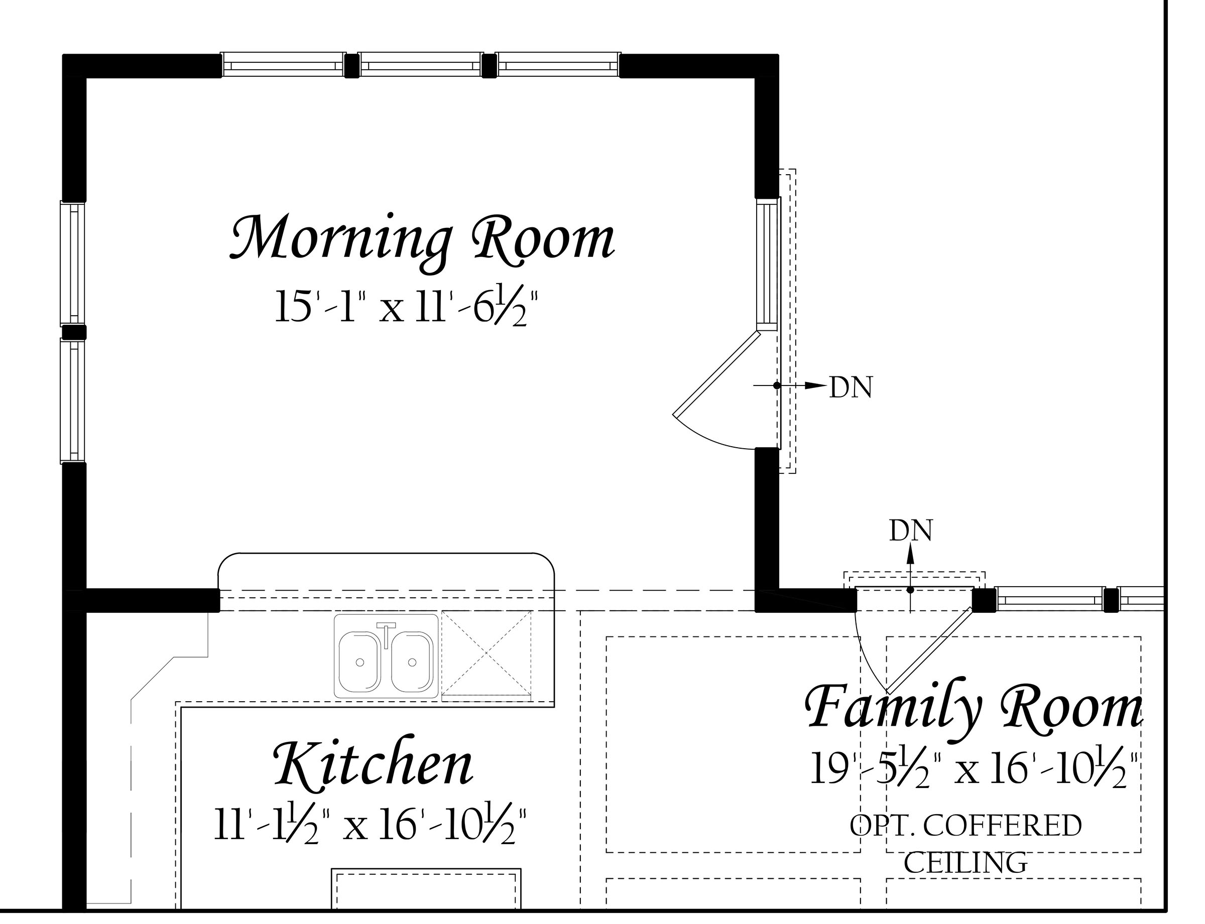web Nottingham II - Floor Plan - Opt Main Level Morning Room