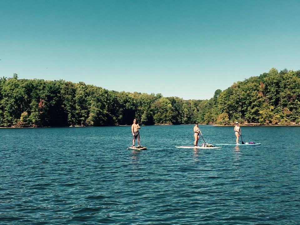 COVE lake stand up paddle on water
