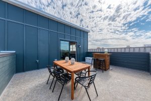 Baltimore private rooftop terrace at Brewer's Crossing