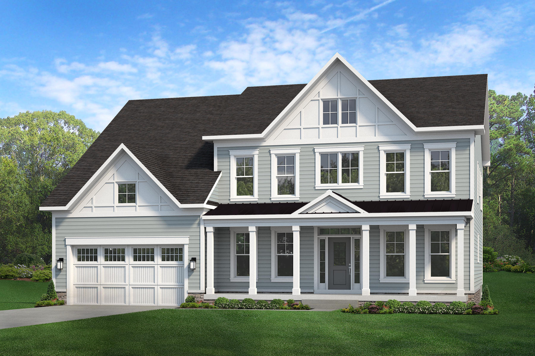 Foxmoor by Evergreene Homes single family home exterior