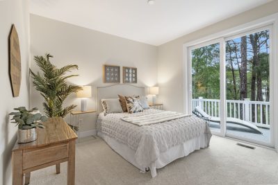 Dining area with contemporary design in the Dewey II floor plan.