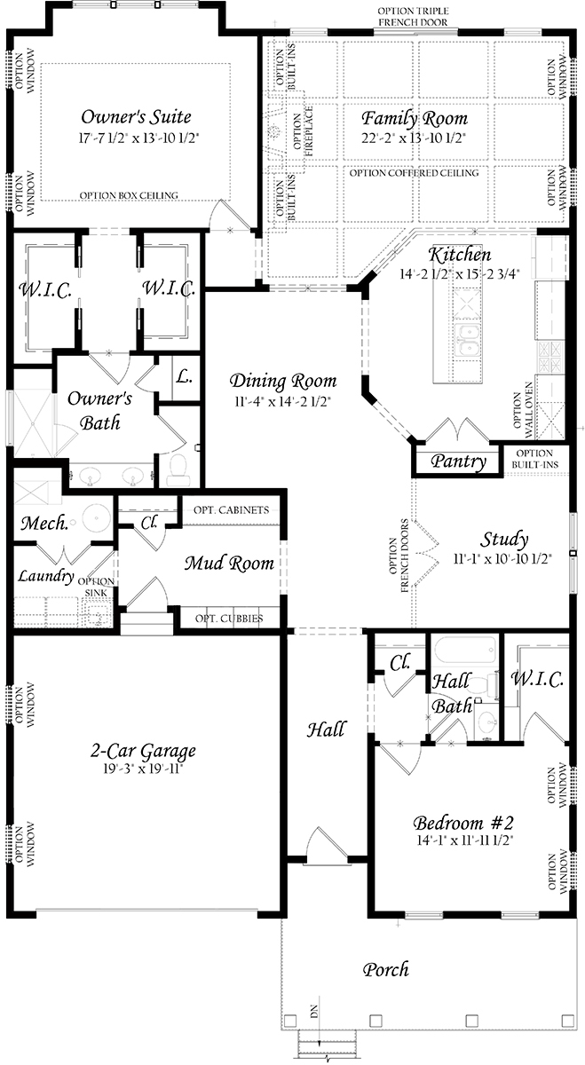 4-20-18 Creekside 3x0 - Master - Floor Plan - Main Level