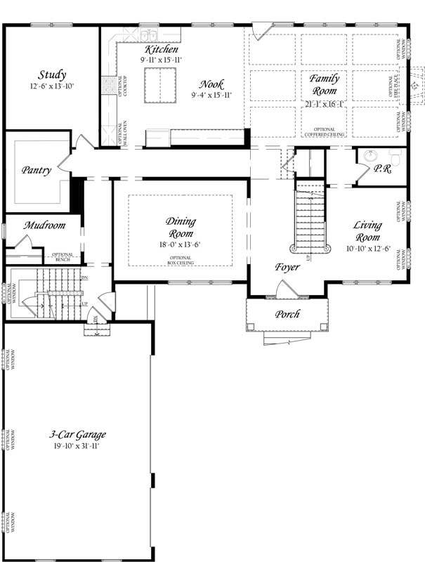 Hawthorne-3.0---Master---Floor-Plan---Elev-A---Main-Level