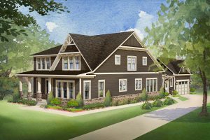 Nantucket - Elev K - Perspective Rendering