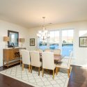 Dining room in Wentworth townhome at Preston Lake