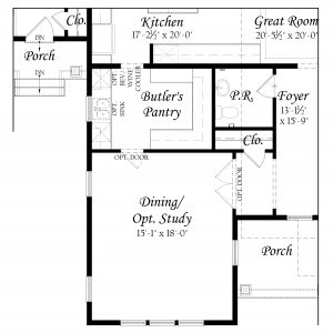 Robey Opt Main Level Enlarged Butler's Pantry