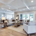 Living room in home at Arbors of Mclean