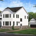 Rockingham floorplan exterior by Evergreene Homes