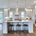 Gourmet kitchen with oversized island in Camdyn floorplan