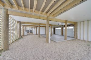 Cozy secondary bedroom with modern decor in the Magnolia floor plan.
