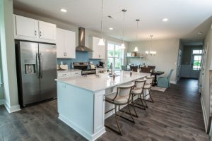 Gourmet kitchen in Coastal Corner luxury beach townhome
