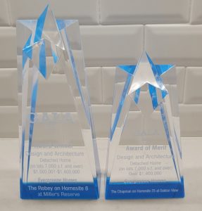 Gala Awards 2 Great American Living (GALA) award trophies