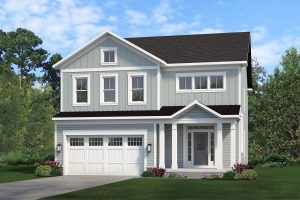 New construction floorplan by Evergreene Homes