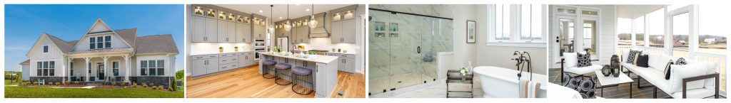 Robey floorplan exterior and interior shots