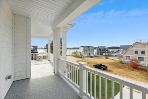 Modern balcony in the Campbell floor plan home