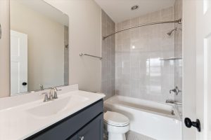 Modern bathroom in the Campbell floor plan home