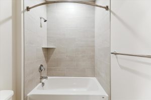 Modern bathroom in the Campbell floor plan home