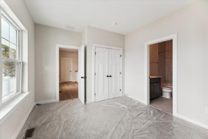 Cozy bedroom in the Campbell floor plan home