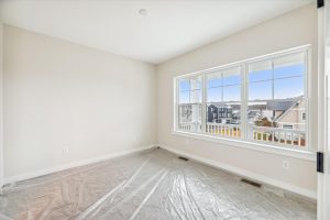 Modern bedroom in the Campbell floor plan home