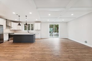 Modern dining room in the Campbell floor plan home