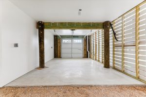 Modern garage in the Campbell floor plan home