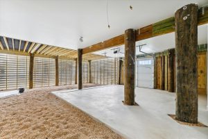 Modern garage in the Campbell floor plan home