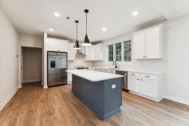 Modern kitchen in the Campbell floor plan home