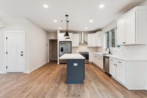 Modern kitchen in the Campbell floor plan home