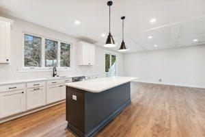 Modern kitchen in the Campbell floor plan home