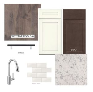 Cheyenne rock oak style cabinet finishes at Brewer's Crossing in Baltimore