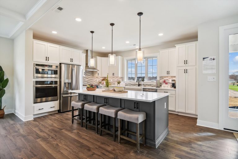 Modern kitchen in the Bayberry floor plan home