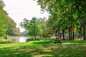 Wildwood park in Bridgewater VA, to show the beauty of the area where Glen at Cooks Creek is placed