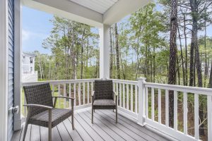 Spacious living area with modern decor in the Brackish Dr. home.