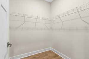 Cozy bedroom with modern furnishings in the Brackish Dr. home.