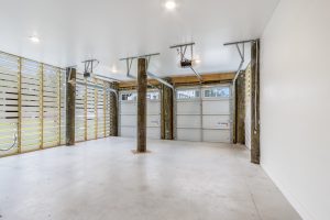 Outdoor deck with scenic view in the Brackish Dr. home.