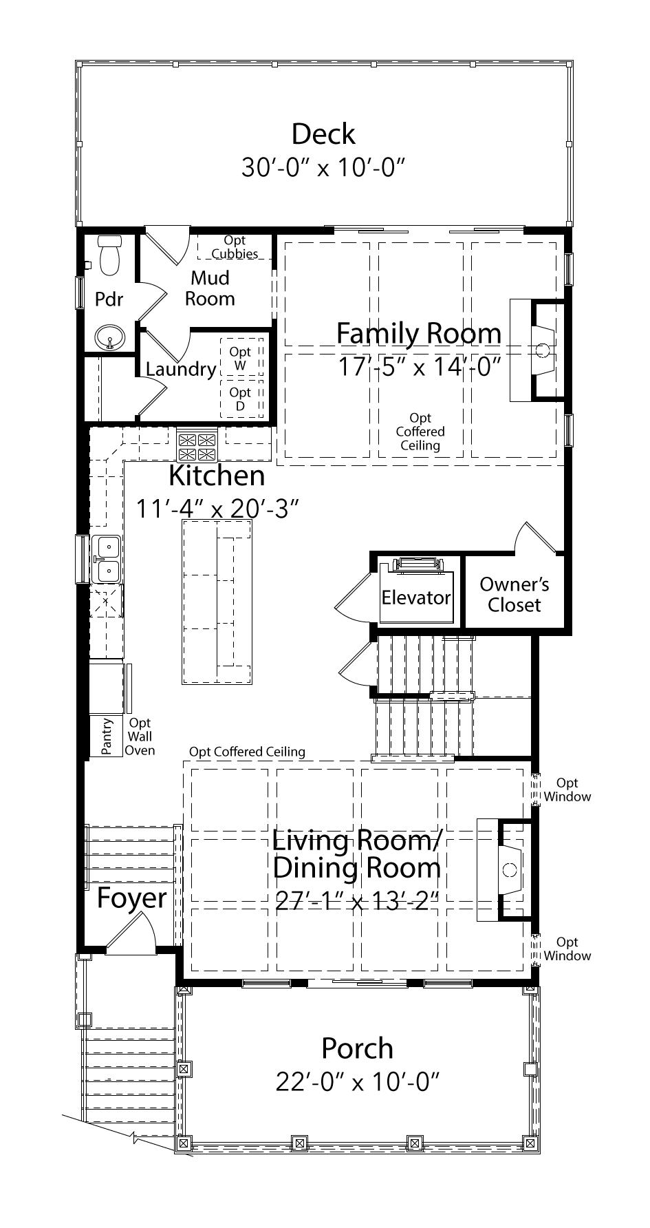 Dewey II Main Options w. Lower Entrance