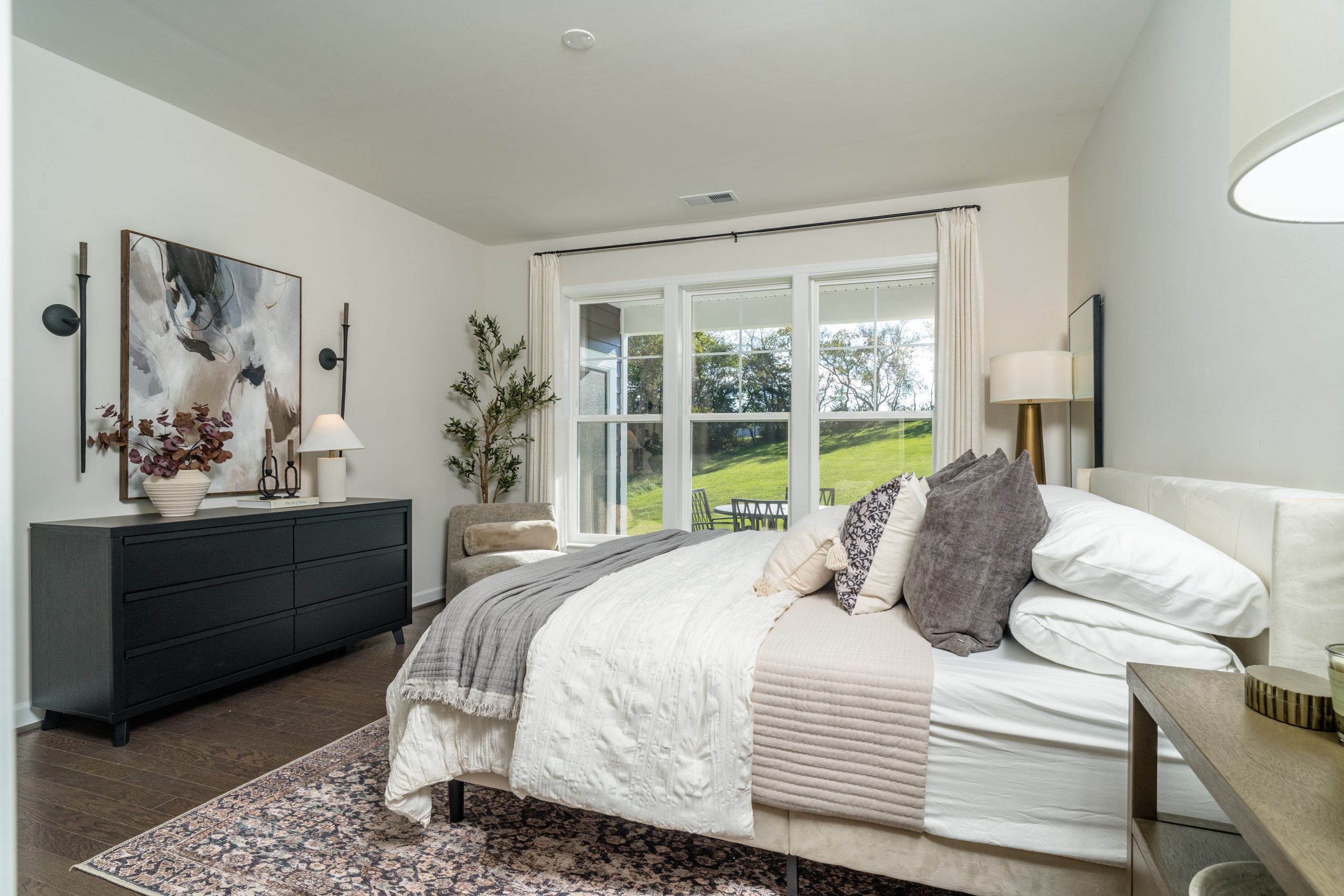 Modern exterior of a quick-move-in home