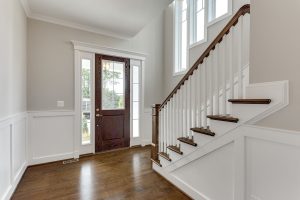 Coastal-style exterior of the Nottingham II floor plan home