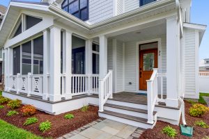 Coastal-inspired exterior of the Brooklyn floor plan home