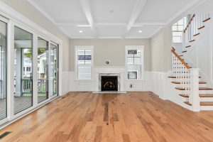 Coastal-style exterior of the Brooklyn floor plan home
