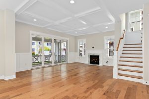 Coastal-inspired exterior of the Brooklyn floor plan home